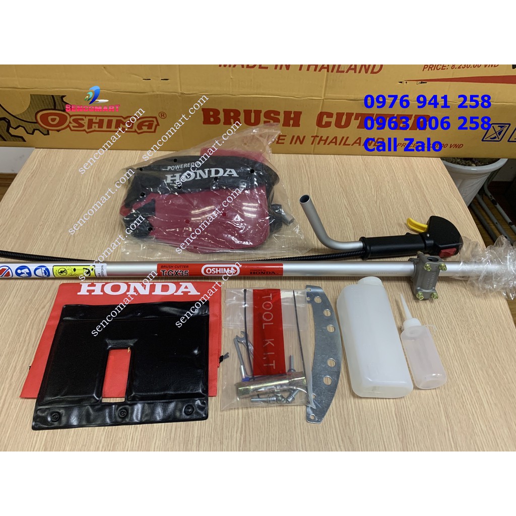 xả kho ! Máy cắt cỏ OSHIMA T GX35 Made in Thailand- Máy cắt cỏ Honda 4 thì