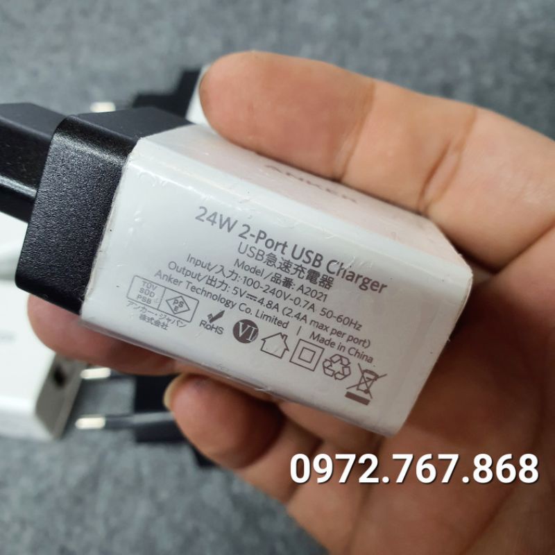 Củ sạc nhanh ANKER 18W QC 3.0