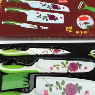🎁 BỘ DAO NHẬT 5 MÓN HOA VĂN