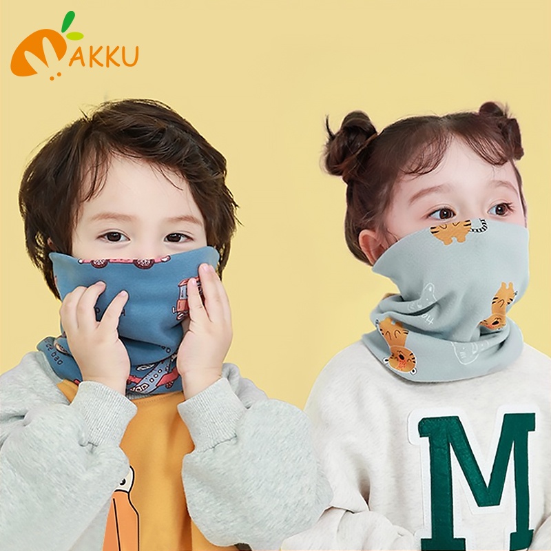 Yếm dãi trẻ em kiêm khăn choàng cổ dễ thương thời trang ấm áp mùa thu đông cho bé mới biết đi