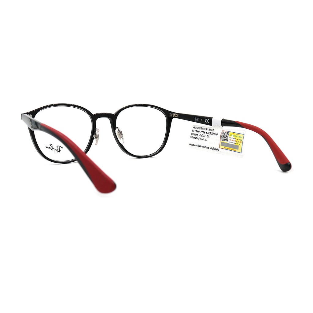 RB7156 5796-Gọng kính nam nữ Rayban chính hãng (53-20-145), thiết kế dễ đeo bảo vệ mắt