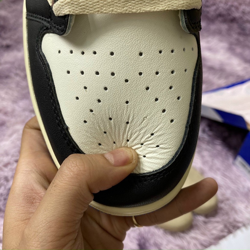 Giày Jordan 1 Travis Flagment cổ thấp hàng 1:1 chất lượng [ Full box + freeship ]