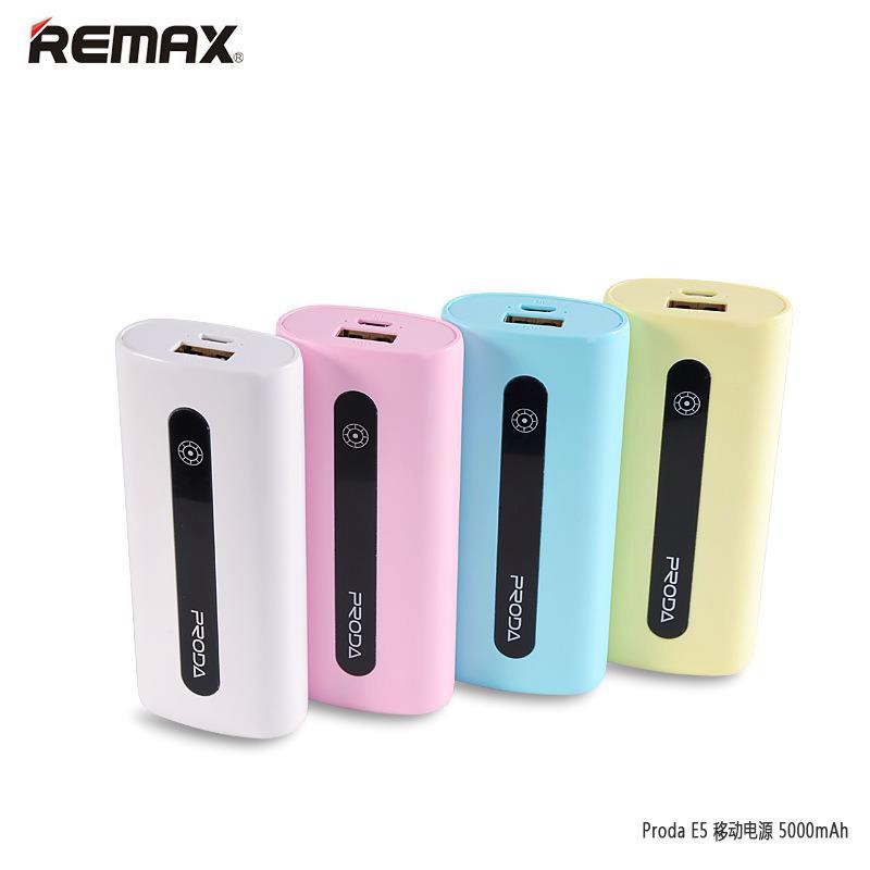 PIN DỰ PHÒNG REMAX 5000MAH E5 pin dự phòng chính hãng bin dự phòng rẻ đẹp chính hãng (giao màu ngẫu nhiên)