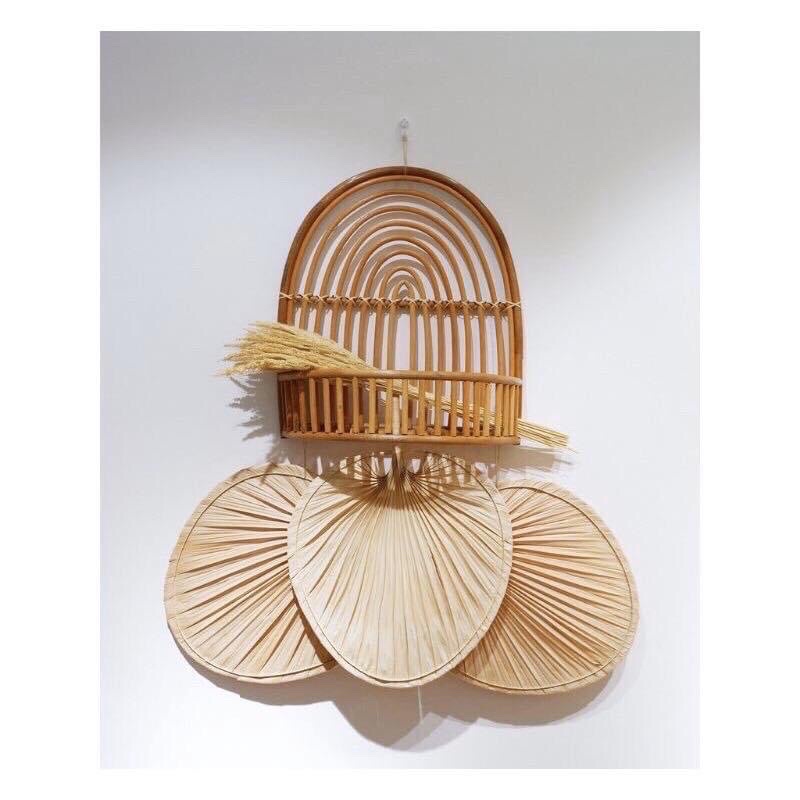 Quạt Lá Cọ Decor