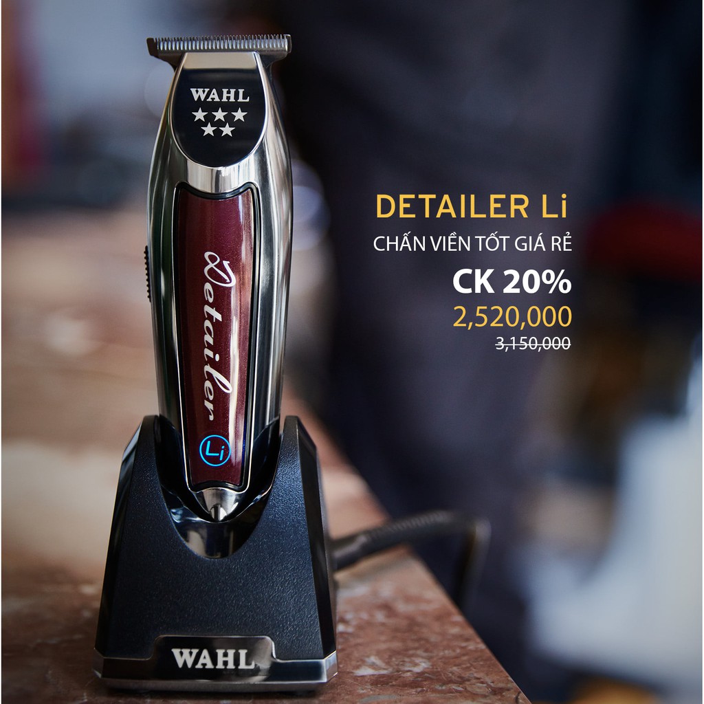 Tông đơ Wahl Detailer Li chính hãng