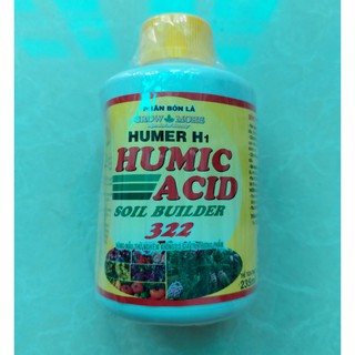 Humic acid 322 phân bón lá hữu cơ cho cây cảnh chai 235ml