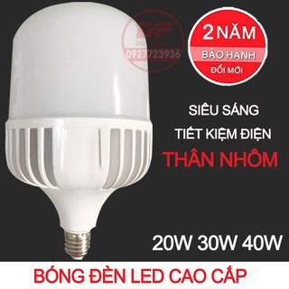 Bóng đèn led trụ thân nhôm cao cấp kín nước siêu sáng 20w 30w 40w
