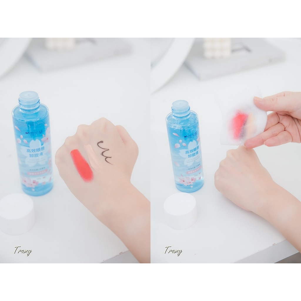 Nước tẩy trang mắt môi Cellina Eyes And Lip Makeup Remover 125g