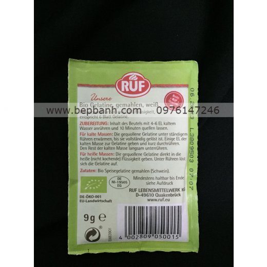 Gelatin bột hữu cơ RUF | BigBuy360 - bigbuy360.vn