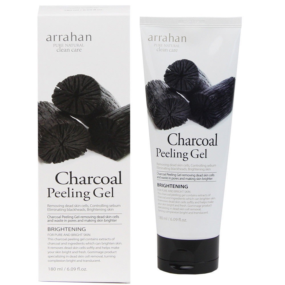 Gel Tẩy Tế Bào Chết Arrahan Than Hoạt Tính - Arrahan Charcoal Peeling Gel 180ml