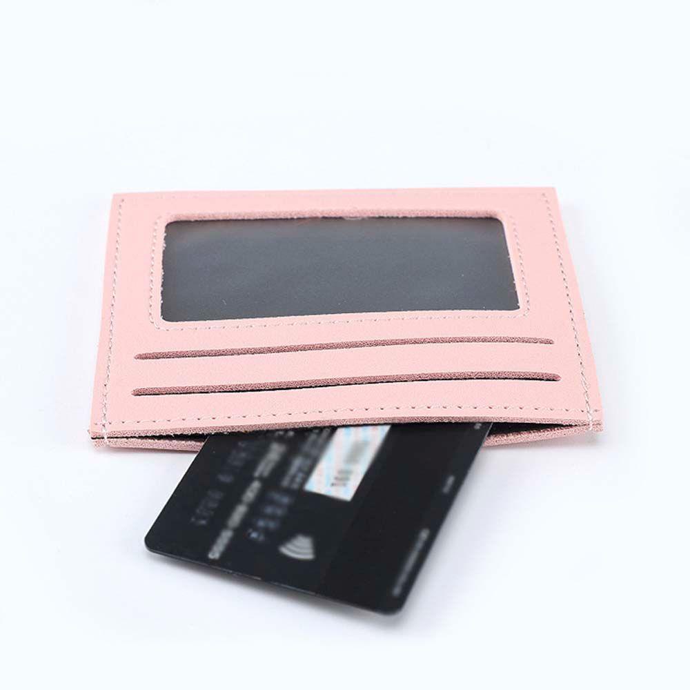 Ví Đựng Thẻ / Tiền Xu Mini Màu Kẹo Ngọt Có Khóa Kéo Dành Cho Học Sinh