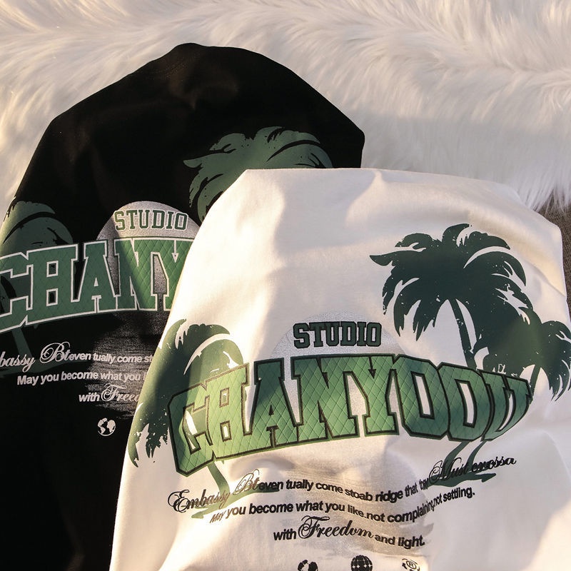 Áo Thun Tay Ngắn In Hình Thời Trang Cá Tính