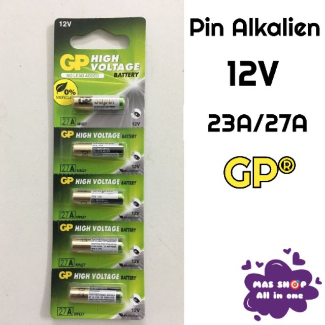 [Bán lẻ 1 viên] Pin Aliken 12V 23A / 27A