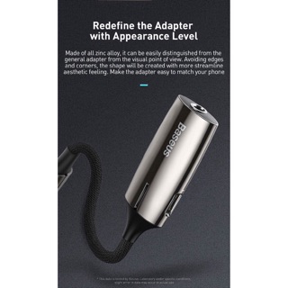 ĐẦU CHUYỂN ĐỔI TYPE-C RA CHÂN 3.5MM AUDIO BASEUS L60