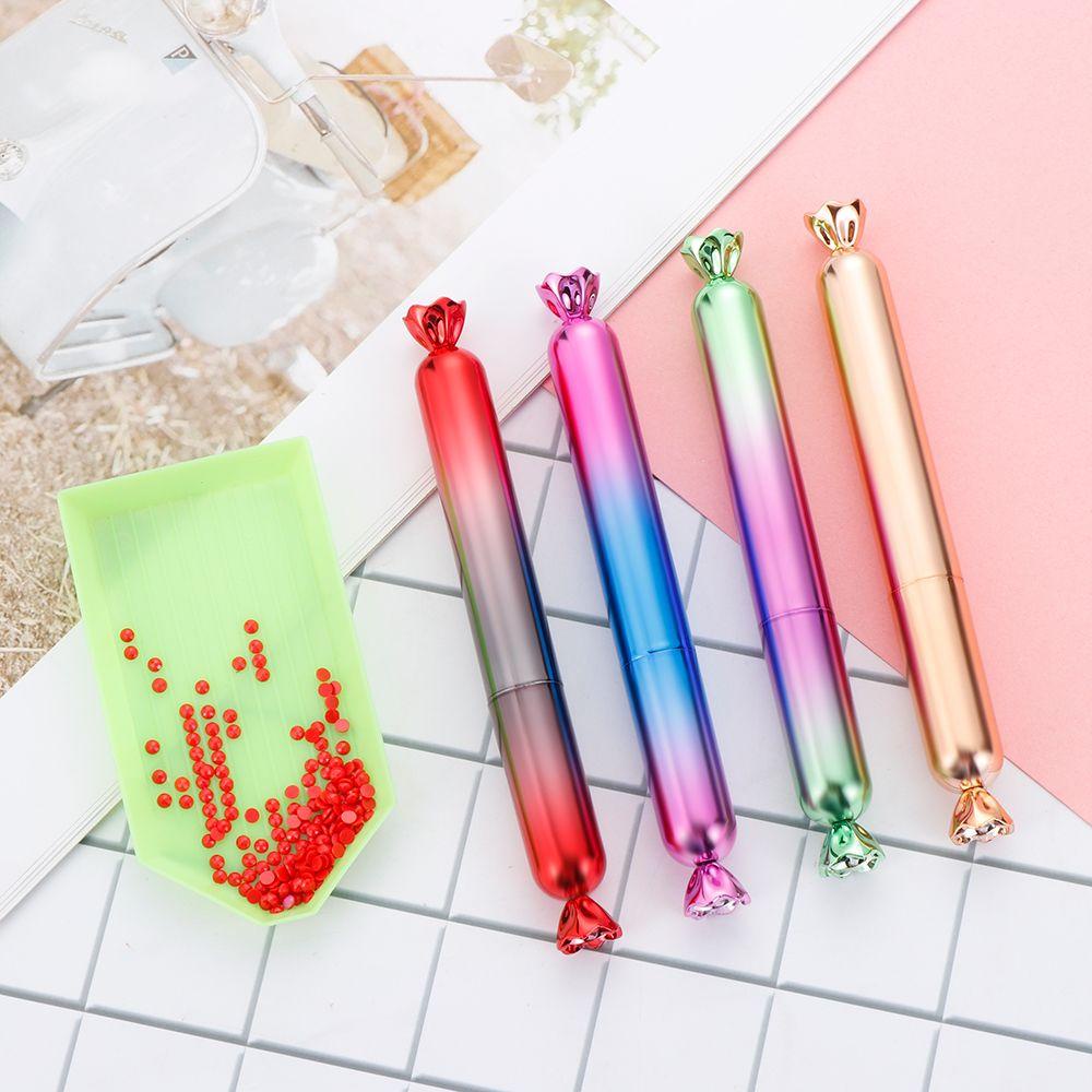 CHOOKEY Bút Thêu Tranh Đính Đá Kim Cương Màu Sắc Gradient Hình Kẹo Ngọt