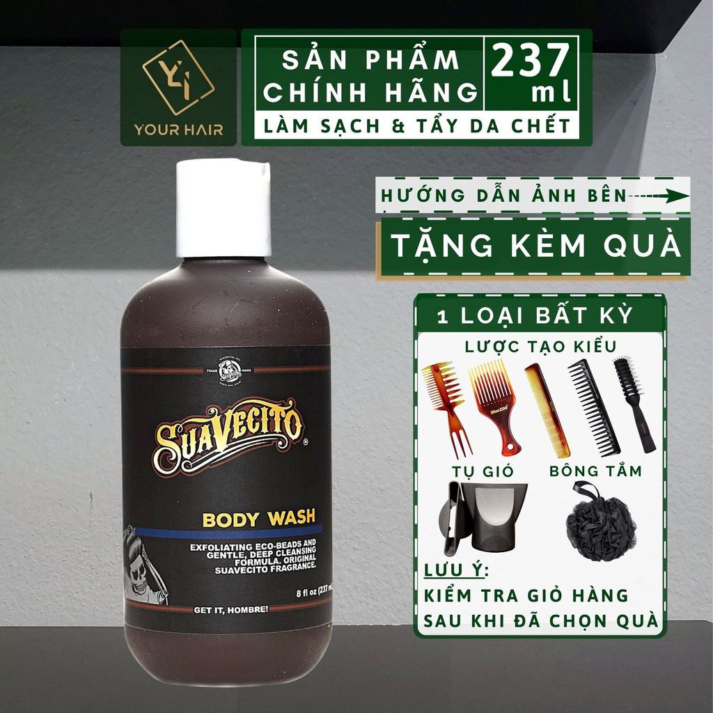 Sữa tắm dưỡng thể Suavecito Body Wash - 237ml