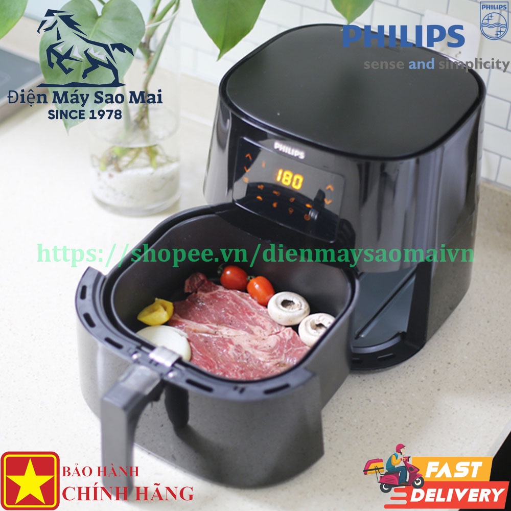 Nồi chiên không dầu cao cấp Philips HD9270 size XL