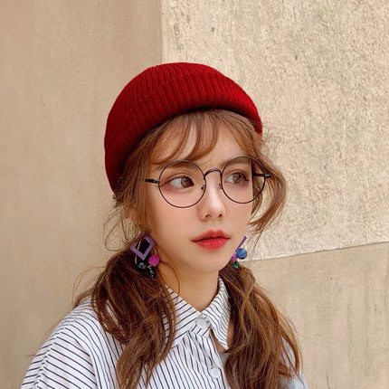 Nón Len Giữ Ấm Màu Trơn Thiết Kế Mới Cho Nam Và Nữ