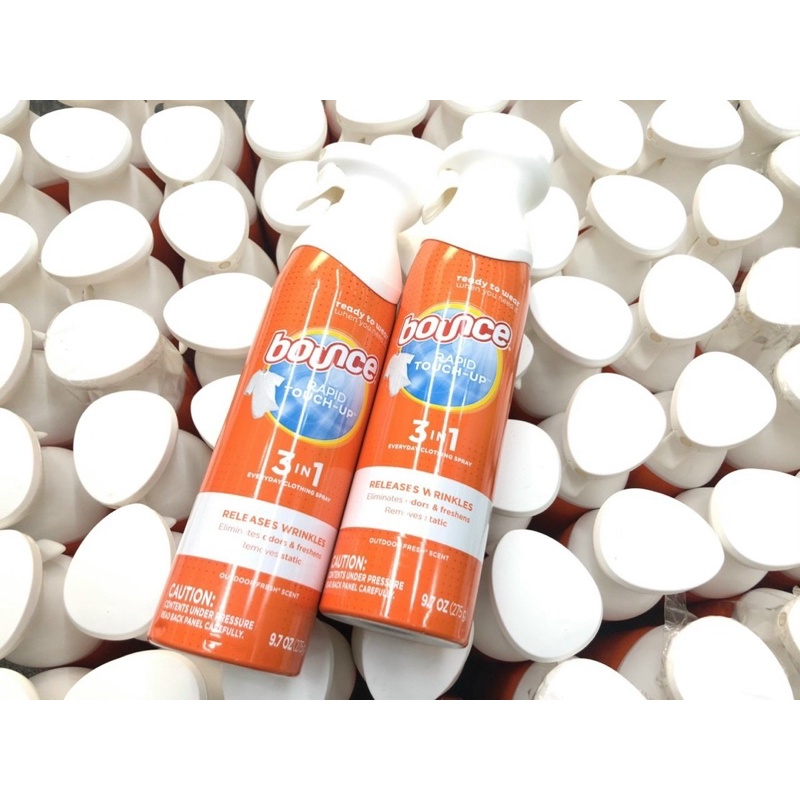 Chai xịt chống nhăn và khử mùi quần áo BOUNCE RAPID TOUCH-UP 3IN1