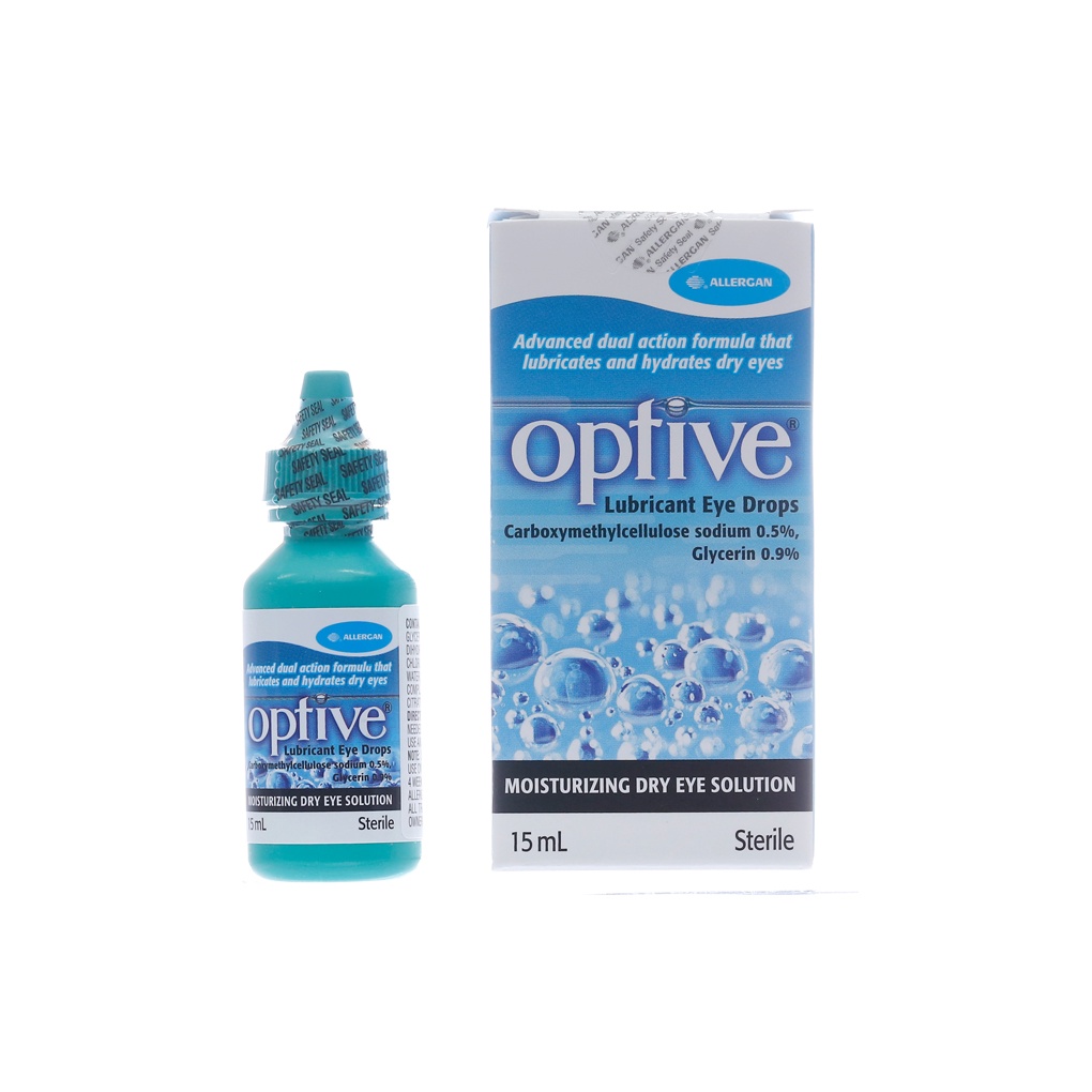 ✅Nước nhỏ mắt nhân tạo OPTIVE - Chai 15ml✅ Chính hãng