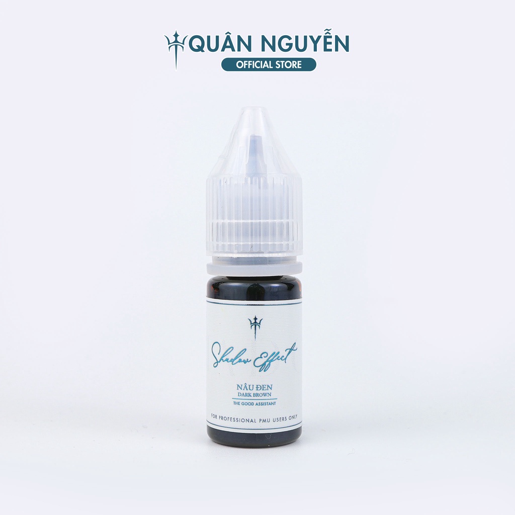 Mực phun xăm chân lông mày Shadow Effect. Màu nâu, đen, hạt cát, chocolate. 10ml. Quân Nguyễn PMU