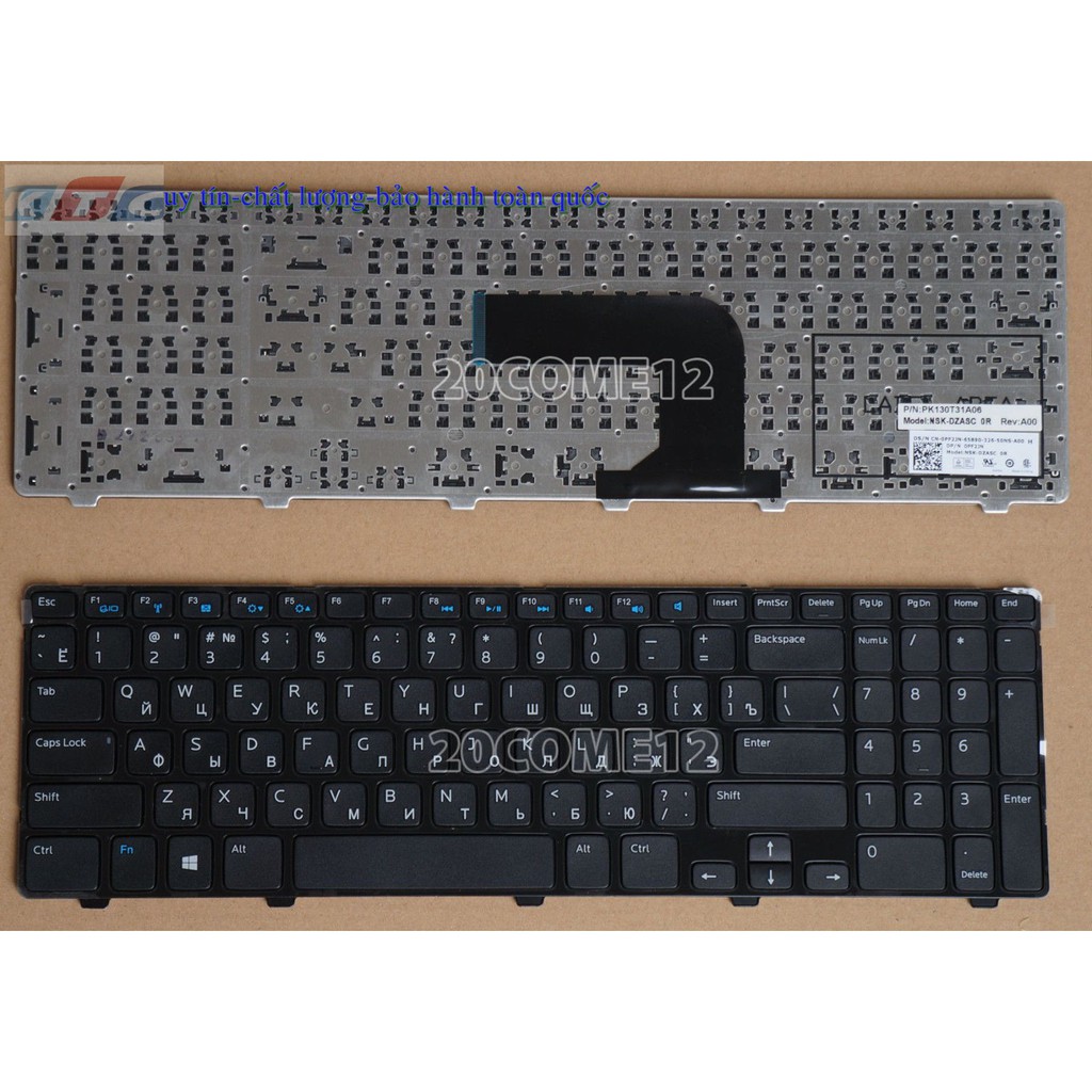 BÀN PHÍM LAPTOP DELL Inspiron 15R 3521 3531 3537 5521 5537 5535 3540 Vostro 2521 | WebRaoVat - webraovat.net.vn