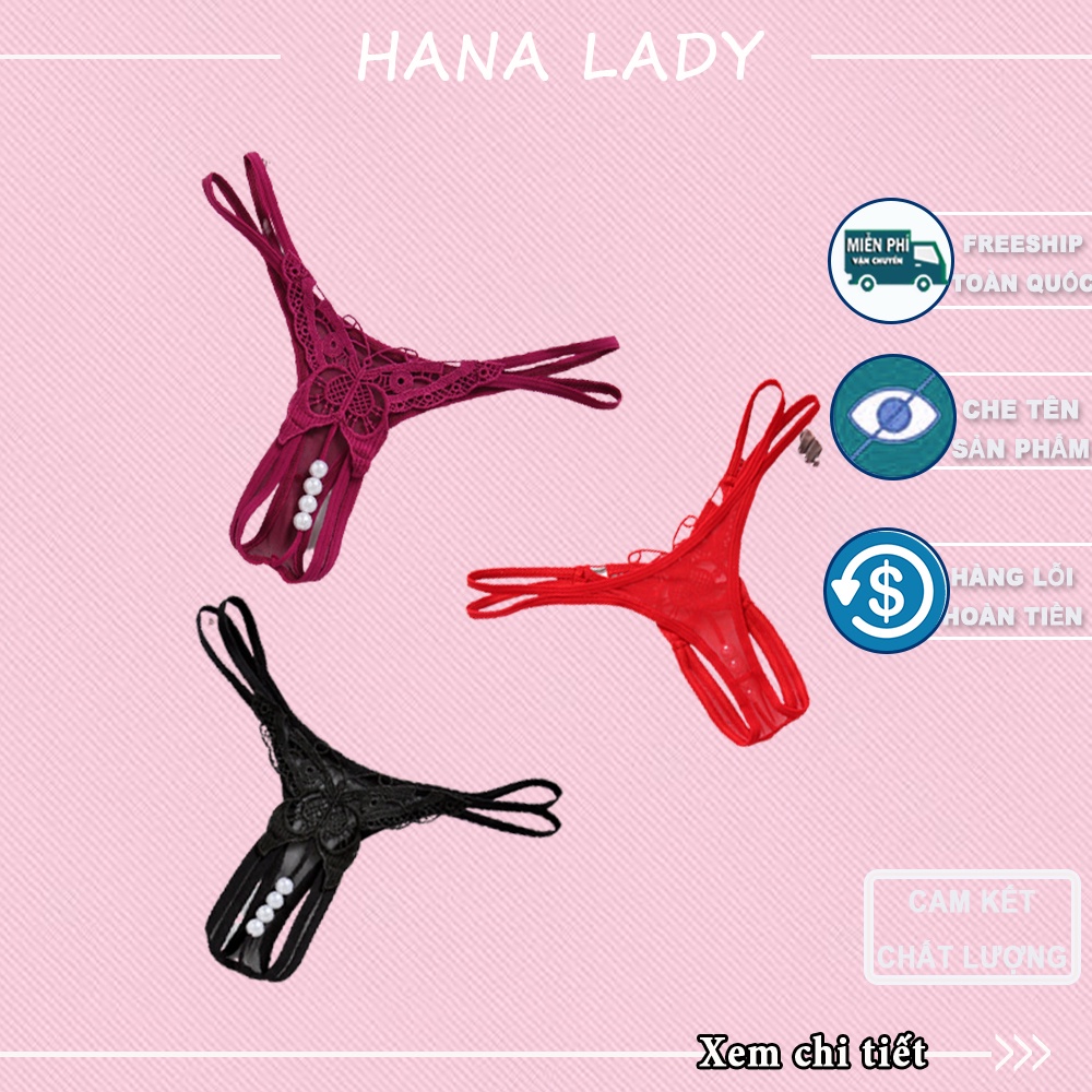 Quần lót nữ lọt khe hình bướm đính ngọc sexy quyến rũ gợi cảm LK011