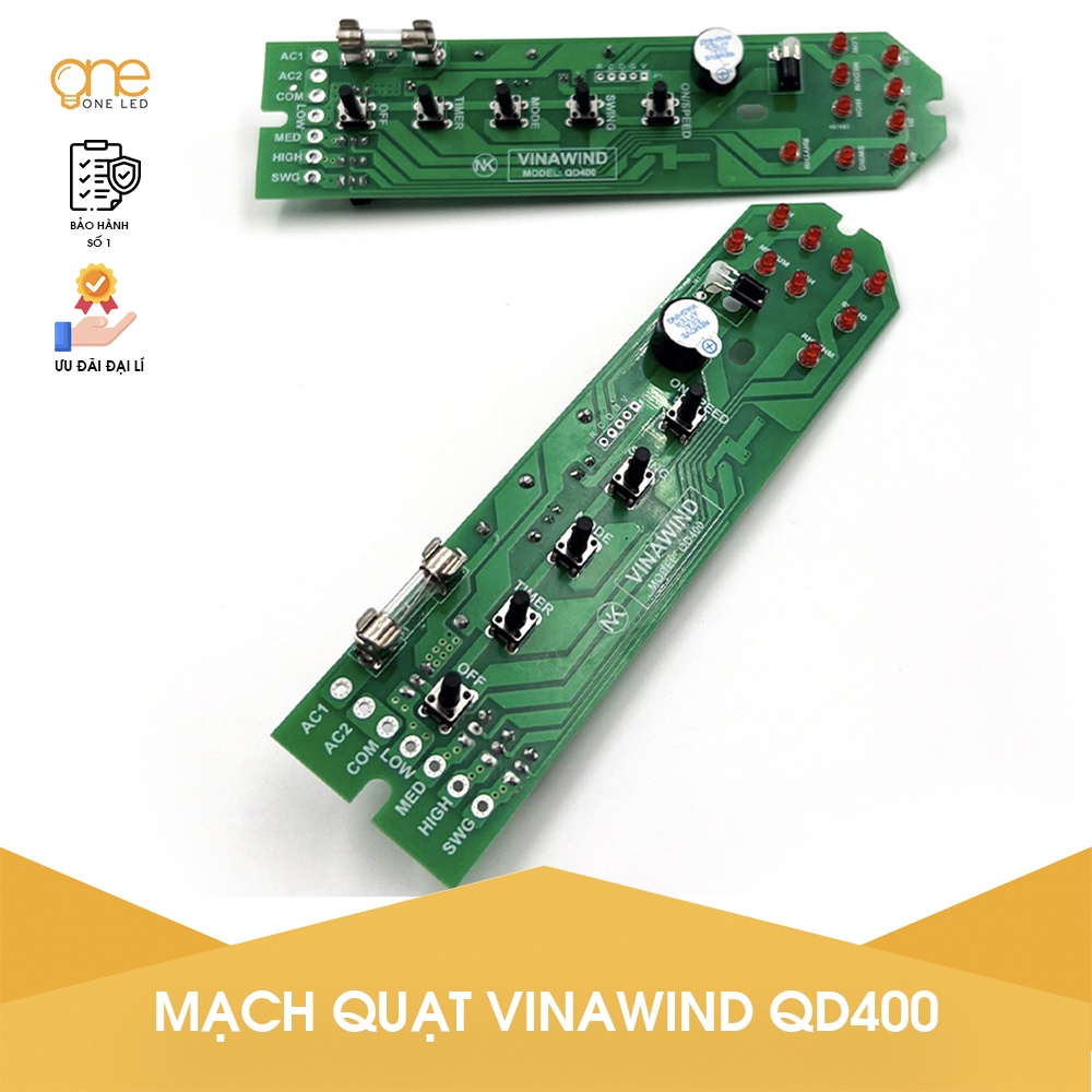 Mạch điều khiển quạt từ xa QD400 VINAWIND - Bo mạch quạt VINAWIND