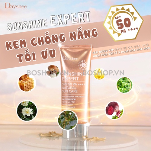 KEM CHỐNG NẮNG BẢO VỆ DA TỐI ƯU DAYSHEE SUNSHINE EXPERT SPF50 PA CHÍNH HÃNG - 9253