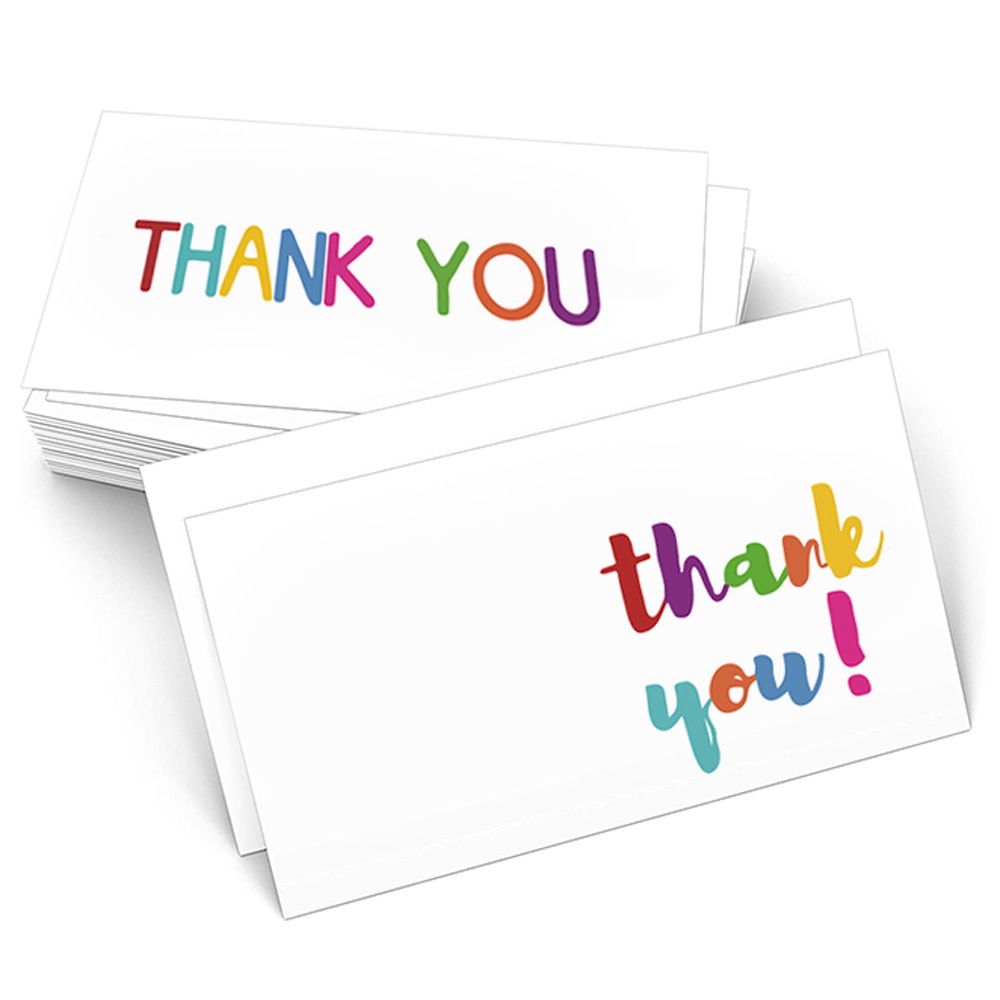C04 Bộ 30 Thiệp cảm ơn bìa nâu thank you for your order card quà tặng trang trí đóng gói dễ thương shop - sockick.meme