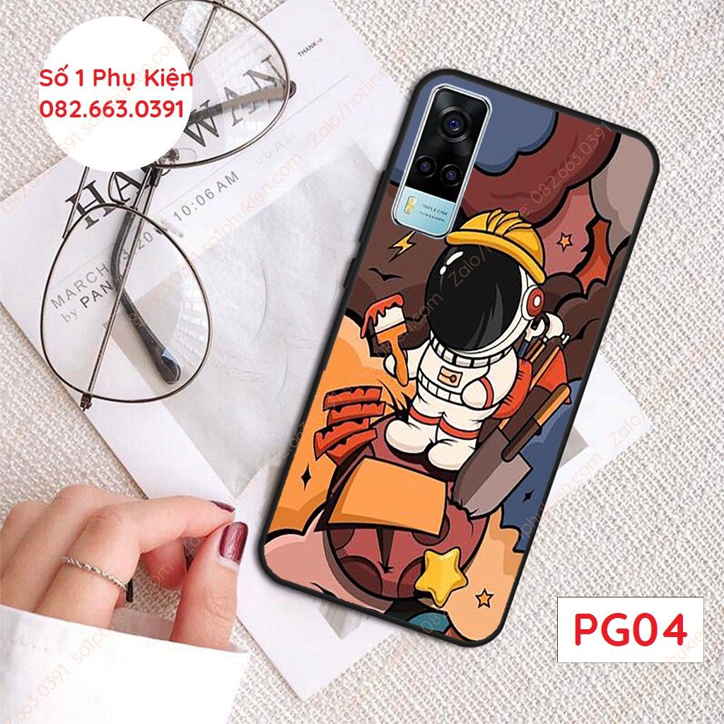 Ốp lưng Vivo Y53S / Y72 5G / Y20/ Y12S / Y51 2020 dẻo in hình vũ trụ ngân hà đầy cá tính