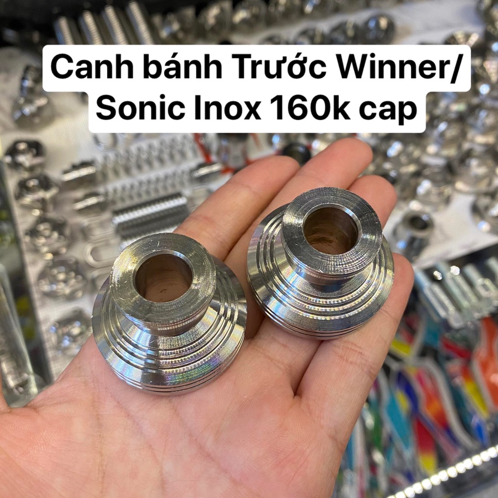 Canh Bánh Salaya Inox gắn xe Sonic