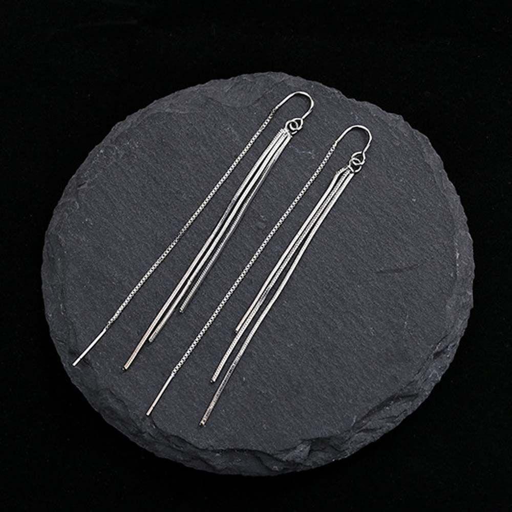 Khuyên Tai Tua Rua Dài Hình Chữ U Thời Trang VANES1 Dành Cho Nữ