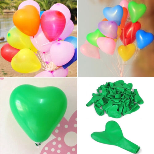100 bong bóng trang trí hình trái tim