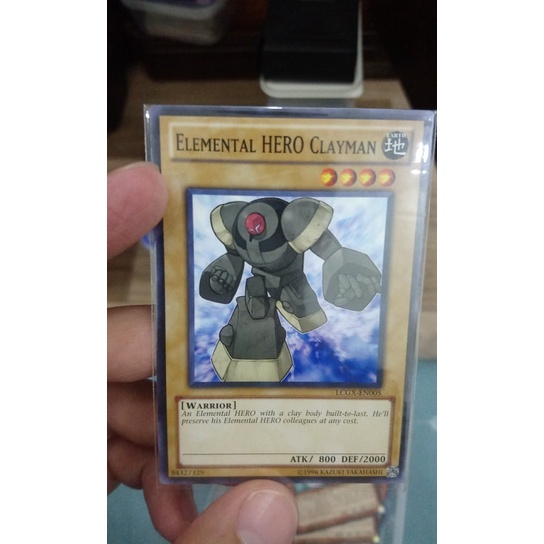 Yugioh - Thẻ bài Elemental Hero Clayman - LCGX-EN005 - Common Unlimited