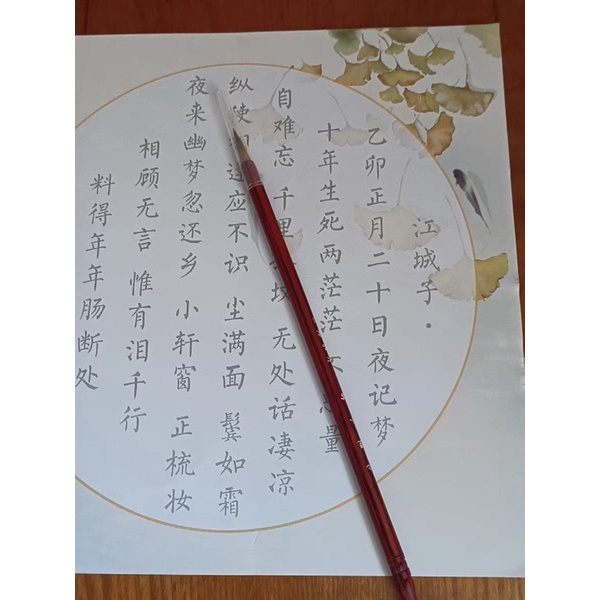 30 trang giấy viết thơ tiếng Trung