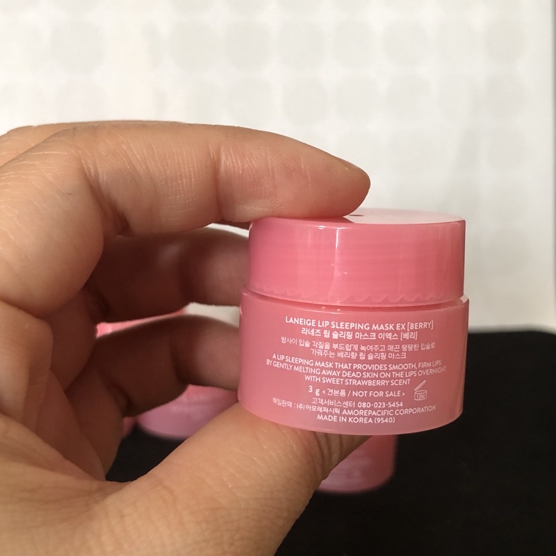 Mặt Nạ Ngủ Môi Laneige Lip Sleeping Mask Berry full size/ mini size GIÁ TỐT