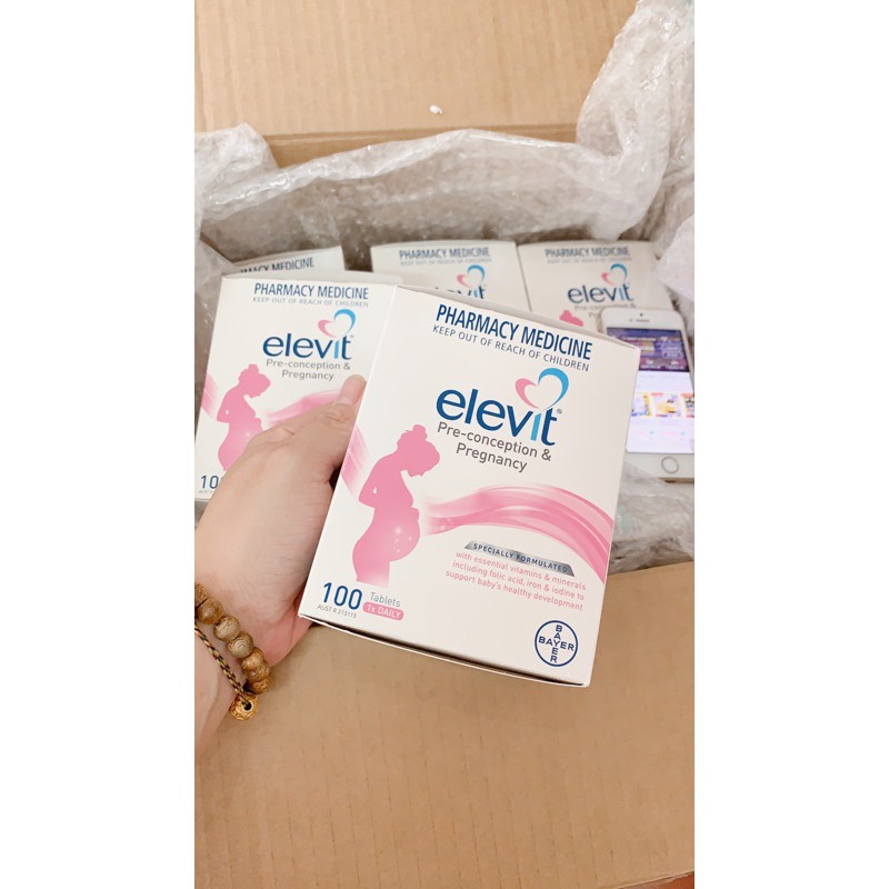 Elevit Vitamin cho bà bầu 100 Viên