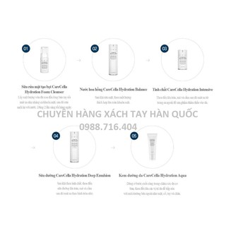 Set dưỡng da cao cấp Carecella Hydration basic 5 bước