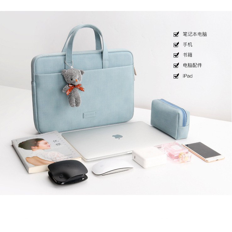 Combo Túi Xách + Túi Đựng Sạc Cho Macbook - Laptop  Series Nhiều Màu - A379 | BigBuy360 - bigbuy360.vn