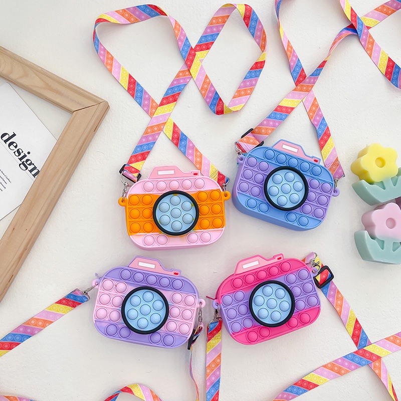 MẪU MỚI 2022 Túi đeo chéo pop it cho bé phiên bản giải tỏa căng thẳng