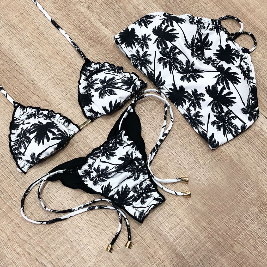 ❦woharyday❦Women's Sexy Summer Swimsuit Bikini Printed Independent Swimsuit Bikini | BigBuy360 - bigbuy360.vn