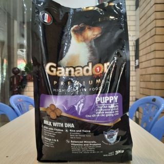 Thức ăn hạt cho chó con Ganador Puppy 3kg