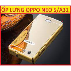{Xả hàng} Ốp lưng tráng gương + Viền nhôm cho Oppo A31T/ Neo 5 Sang trọng