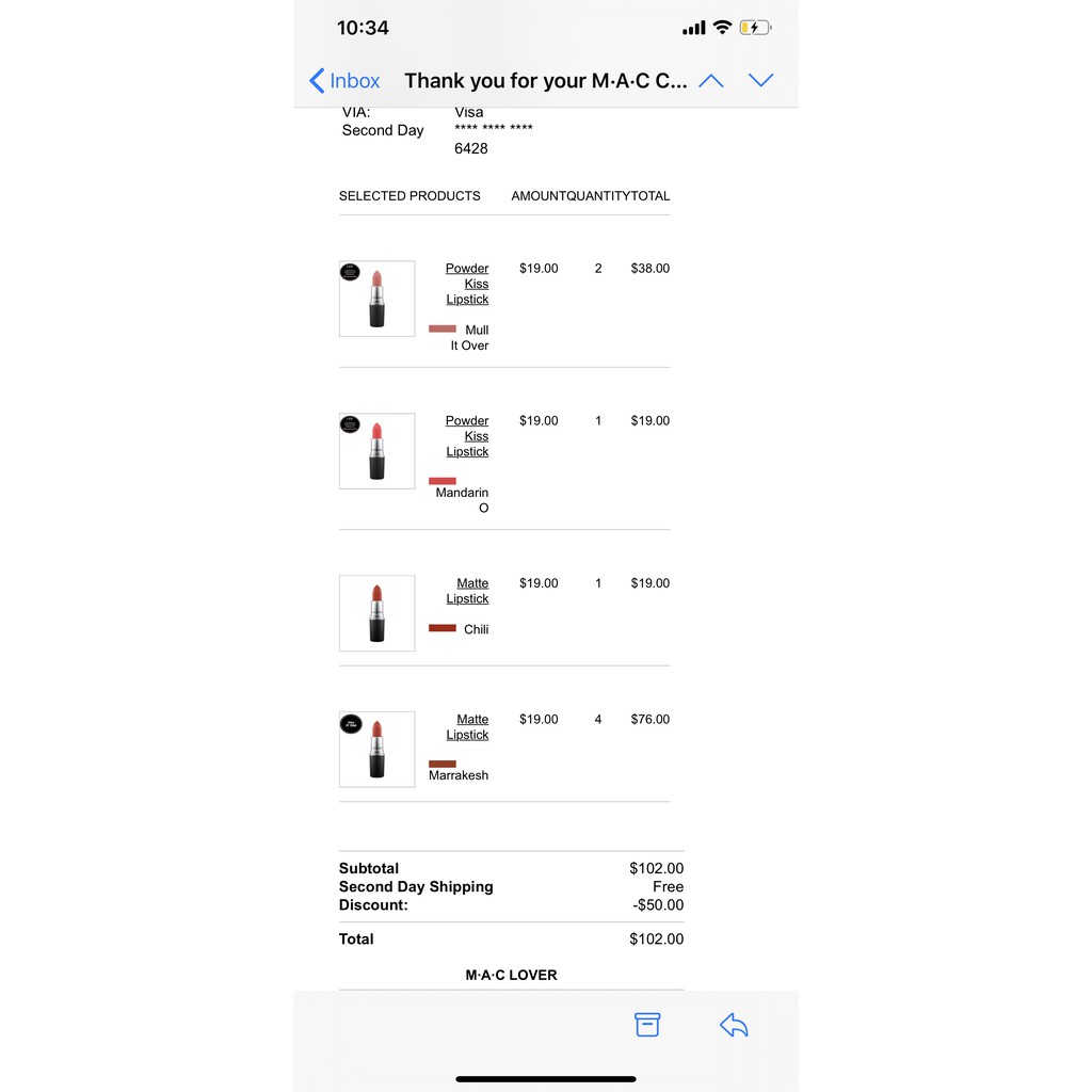 Son lì MAC POWDER KISS (full bill) | BigBuy360 - bigbuy360.vn