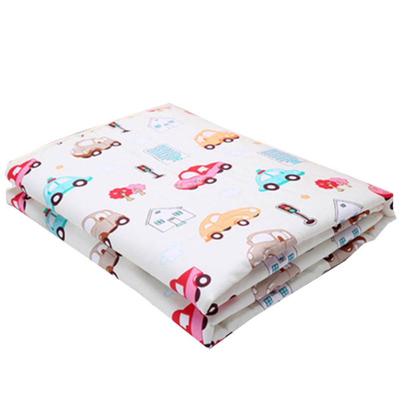 Thảm Lót Cotton Thoáng Khí Chống Thấm Nước Không Rò Rỉ Kích Thước Lớn Có Thể Giặt Sạch Dành Cho Bé Sơ Sinh