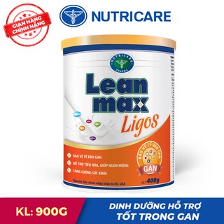 Sữa bột LeanMax Ligos hộp 400g - 900g hỗ trợ bảo vệ tế bào gan