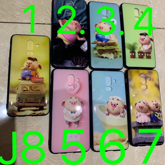 Ốp lưng samsung J8 heo dễ thương