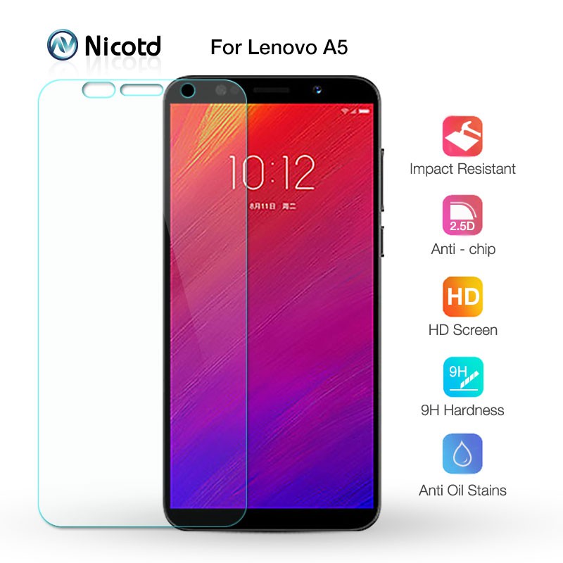 Kính cường lực 2.5D HD trong suốt bảo vệ màn hình thích hợp dùng với ốp điện thoại cho Lenovo A5