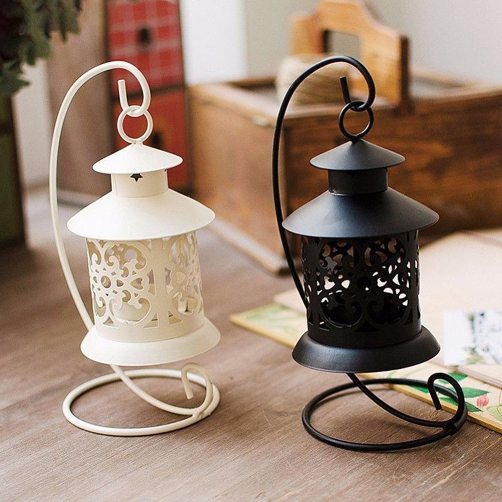 Giá Đỡ Đèn Cầy Hình Lồng Chim Bằng Kim Loại Phong Cách Cổ Điển Độc Đáo Trang Trí Tiệc Cưới/ Sân Vườn